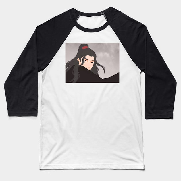 Wei Wuxian Baseball T-Shirt by kcmamede